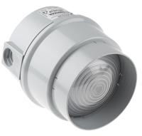 89022068 Werma BWM 890 Series Green Steady Beacon, 230 V ac, Base, Wall Mount, LED Bulb, IP65