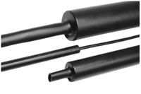 323-10750-mu47-7522-po-x-bk HellermannTyton Halogen Free Heat Shrink Tubing, Black 75mm Sleeve Dia. x 1m Length 4:1 Ratio, MU47 Series