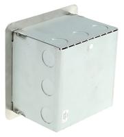 emshtfco Craig & Derricott Stay Put Control Station Switch - SPDT, Stainless Steel, 9 Cutouts, Red, Emergency Stop, IP65