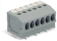 805-106 WAGO 805 Series PCB Terminal Block, 6-Contact, 3.5mm Pitch, PCB Mount, 1-Row, Push-In Cage Clamp Termination