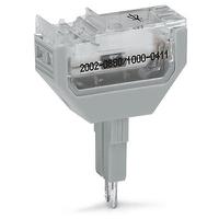 2002-8801000-411 WAGO TOPJOB S Series Component Plug for Use with DIN Rail Terminal Block, 500mA