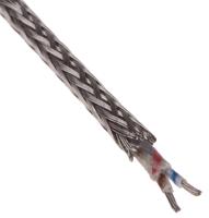 827-5713 RS PRO Type K Thermocouple Cable/Wire, 50m, Unscreened, Glass Fibre Insulation, +350°C Max, 7/0.2mm