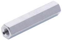 301325040050 Essentra Standoff, M3 x M3 Thread, 25mm Body, Brass, Female/Female