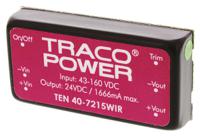 ten-40-7215wir TRACOPOWER TEN 40WIR DC-DC Converter, 24V dc/ 1.67A Output, 43 → 160 V dc Input, 40W, Through Hole, +85°C Max