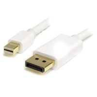 mdp2dpmm1mw StarTech.com Male Mini DisplayPort to Male DisplayPort, PVC  Cable, 4K @ 60 Hz, 1m