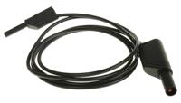 975163100 Hirschmann Test & Measurement, 10A, 1000V ac/dc, Black, 1m Lead Length