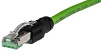 1407353 Phoenix ContactNBC-M, 2m Cat5, Green M8 to Male RJ45 Male Shielded, Terminated PVC Sheath