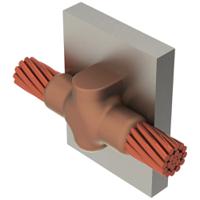 vgpy1m nVent ERICO Cadweld Graphite Cable Joint Connector Block, Straight Joint Type , 25mm²