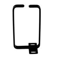 cmhook1u StarTech.com Steel Cable Management Ring for Use with Server Racks and Cabinets, Wiring Closets, Network Distribution