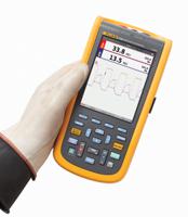 fluke-123buk Fluke 123B ScopeMeter 120B Series, 20MHz Handheld Oscilloscope, 2 Analogue Channels - RS Calibrated