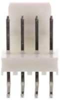 22-05-7048 Molex KK 254 Series Right Angle Through Hole Pin Header, 4 Contact(s), 2.54 mm Pitch, 1 Row, Unshrouded