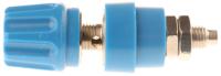 930136102 Hirschmann Test & Measurement 63A, Blue Binding Post With Brass Contacts and Nickel Plated