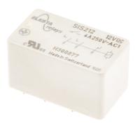 sis-212-12vdc Elesta PCB Mount Force Guided Relay, 12V dc Coil Voltage, DPST, SPST