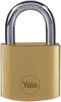y110b401222 Yale Padlock Brass Padlock, 6.3mm Shackle, 40mm Body