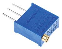 3296w-1-203lf 20kΩ, Through Hole Trimmer Potentiometer 0.5W Top Adjust Bourns, 3296