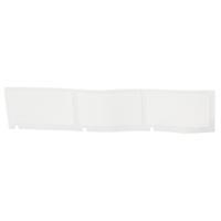 m4-91-498 Brady B-498 on Black on White Label, 25.40 mm Width