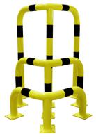 174-5899 RS PRO Black & Yellow Steel Protection Barrier