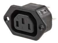 px079363 Bulgin C13 Panel Mount IEC Connector Socket, 10A, 250 V