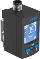 spau-p10r-w-g18fd-l-pnlk-pnvba-m12u Festo Pressure Sensor, 30V dc, IP65, IP67 10bar