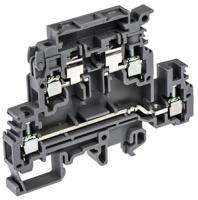 1sna115604r2100 Entrelec M Series Grey Fused DIN Rail Terminal, 4mm², Double-Level, Screw Termination, Fused