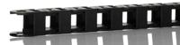10015075 Igus 10, e-chain Black Cable Chain - Flexible Slot, W26 mm x D23mm, L1m, 75 mm Min. Bend Radius, Igumid G