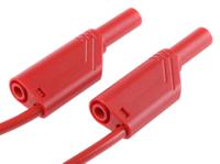 934067101 Hirschmann Test & Measurement, 16A, 1000V ac/dc, Red, 250mm Lead Length