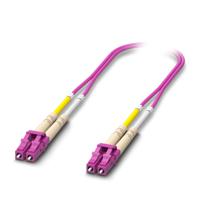 1115625 Phoenix Contact LC to LC OM4 Multi Mode Fibre Optic Cable, 1m