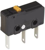 ss-5t Omron Pin Plunger Micro Switch, Tab Terminal, 5 A @ 125 V ac, SPDT, IP40