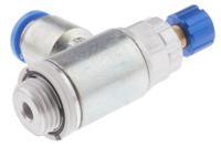 grla-14-qs-8-rs-d Festo GRLA Series Tube Flow Controller, 8mm Tube Inlet Port x G 1/4 Outlet Port, 534339