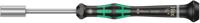 05345282001 Wera Hexagon Precision Screwdriver, 1/4 in Tip, 60 mm Blade, 157 mm Overall