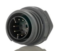 exp-093110p Bulgin Circular Connector, 10 Contacts, Panel, Plug, Male, IP68, EXPlora EXP Series
