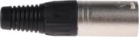 457-904 RS PRO Cable Mount XLR Connector, Male, 250 V ac, 3 Way, Silver Plating