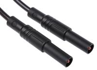 934075100 Hirschmann Test & Measurement, 32A, 1000V ac/dc, Black, 1m Lead Length