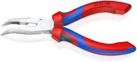 25-25-160 Knipex Long Nose Pliers, 160 mm Overall, Angled Tip, 50mm Jaw