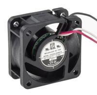 619-7065 RS PRO Axial Fan, 24 V dc, DC Operation, 15.3m³/h, 2.16W, 90mA Max, 40 x 40 x 20mm