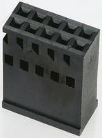 926209-4 TE Connectivity, AMPMODU Female Connector Housing, 2.54mm Pitch, 8 Way, 2 Row