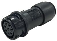 pxp401103p5560 Bulgin Circular Connector, 3 Contacts, Cable, Miniature Connector, Socket, Male, IP68, IP69K, IP66, Buccaneer 4000
