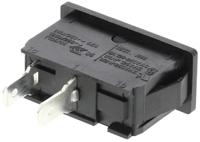 18311102 Marquardt SPST, On-Off Rocker Switch Panel Mount