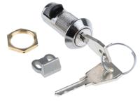 5836002 Euro-Locks a Lowe & Fletcher group Company Slam Lock, 20mm Panel-to-Tongue, 16.5 x 14.5mm Cutout, Key Unlock