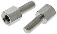304305040050 Essentra Standoff, M3 x M3 Thread, 5mm Body, Brass, Male/Female, 8mm Stud