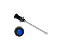 rhd-2160-f6pzb67pr RHD-2160-F6PZB67PR Bivar, Panel Mount Vertical LED Light Pipe, Blue Round Lens