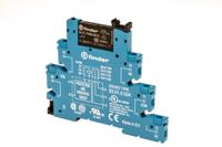 385100240060 Finder 38 Series Interface Relay, DIN Rail Mount, 24V ac/dc Coil, SPDT, 1-Pole