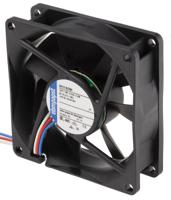 8412n2gh ebm-papst 8400 N Series Axial Fan, 12 V dc, DC Operation, 79m³/h, 2.8W, 80 x 80 x 25mm