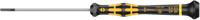 05030104001 Wera Slotted Precision Screwdriver, 2.5 x 0.4 mm Tip, 80 mm Blade, 177 mm Overall
