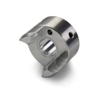 mjs25-8-a Ruland Jaw Coupling, 25mm Outside Diameter, 8mm Bore, 35.3mm Length Coupler