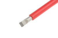 05006121001 Wera Slotted Insulated Screwdriver, 5.5 mm Tip, 200 mm Blade, VDE/1000V, 298 mm Overall