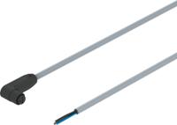 neba-m8g3-u-1-n-le3 Festo Male 3 way Socket to 3 way Cable Actuator/Sensor Cable, 1 m