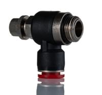 c0k511038 Norgren Pneutic C Series Threaded Flow Controller, G 3/8 Male Inlet Port, 10mm Tube Inlet Port x 10mm Tube Outlet Port