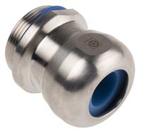 53806753 Lapp SKINTOP Series Metallic Stainless Steel Cable Gland, M32 Thread, 8mm min., 15mm max., IP68, IP69