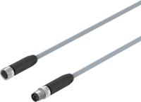 neba-m8g3-u-10-n-m8g3 Festo Male 3 way Socket to Female 3 way Plug Actuator/Sensor Cable, 10 m